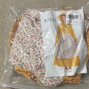 Floral Prairie Dress Costume Medium